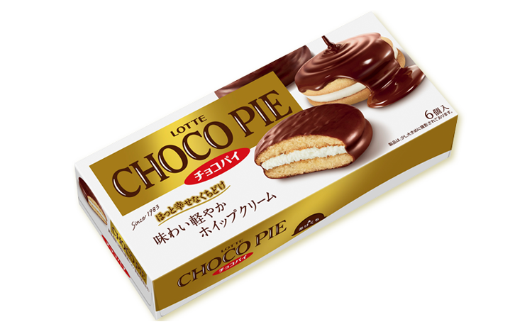 Lotte Choco Pie — reference packaging; actual pack size to be confirmed